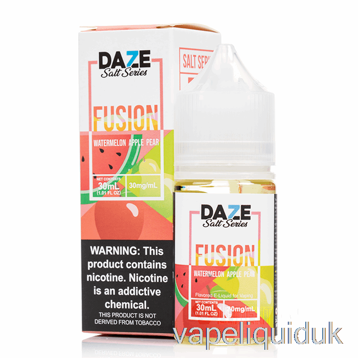Watermelon Apple Pear - 7 Daze Salts - 30mL 30mg Vape Liquid